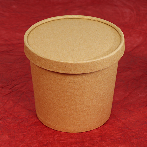 750ml Tall Kraft Paper Bowl Container
