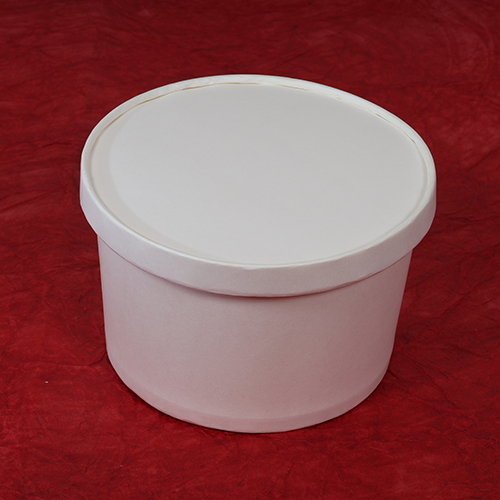 1250ml Flat White Paper Bowl