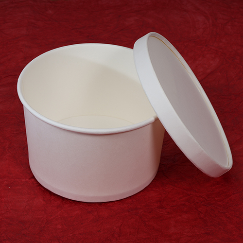 1250ml Flat White Paper Bowl