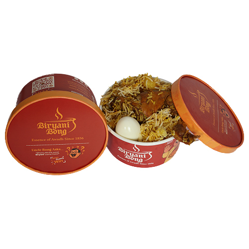 Paper Container for Biryani Packaging