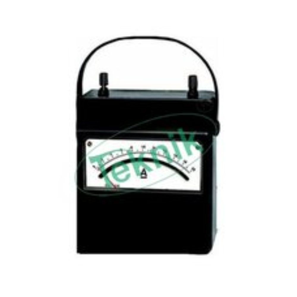 DUAL RANGE MOVING COIL DC PORTABLE AMMETER