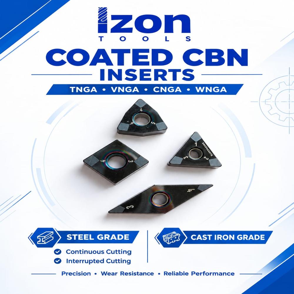 Solid Cbn Insert - Color: Silver