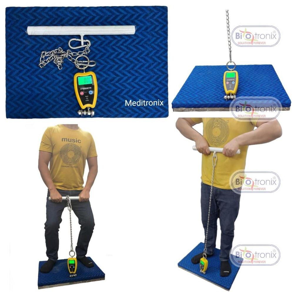 Back Leg Chest Dynamometer for Objective Muscle Power Assessment