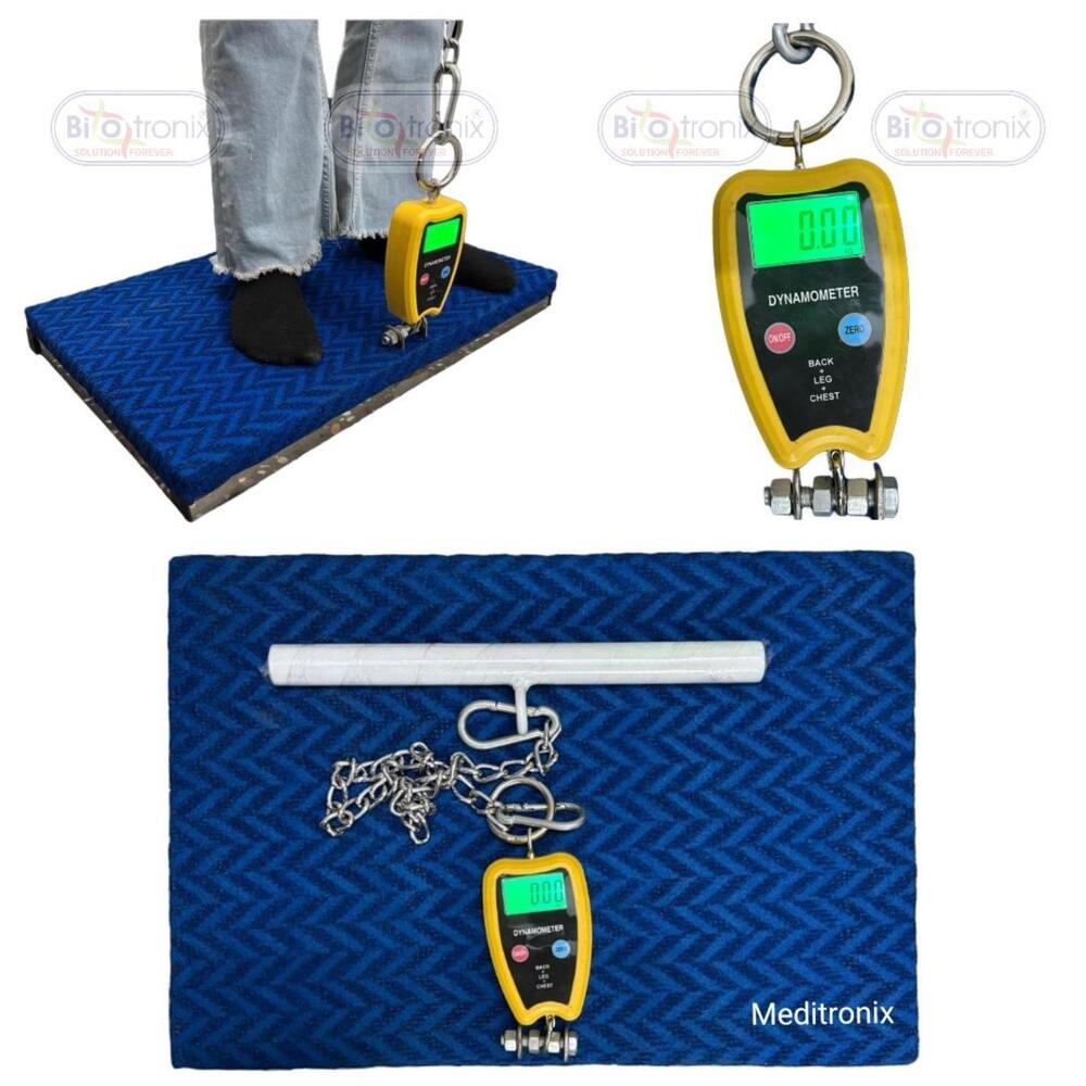 Physiotherapy Strength Evaluation Tool A Back, Leg & Chest Dynamometer - Accuracy: Occupational Health Physical Demand Assessment Equipment Mg