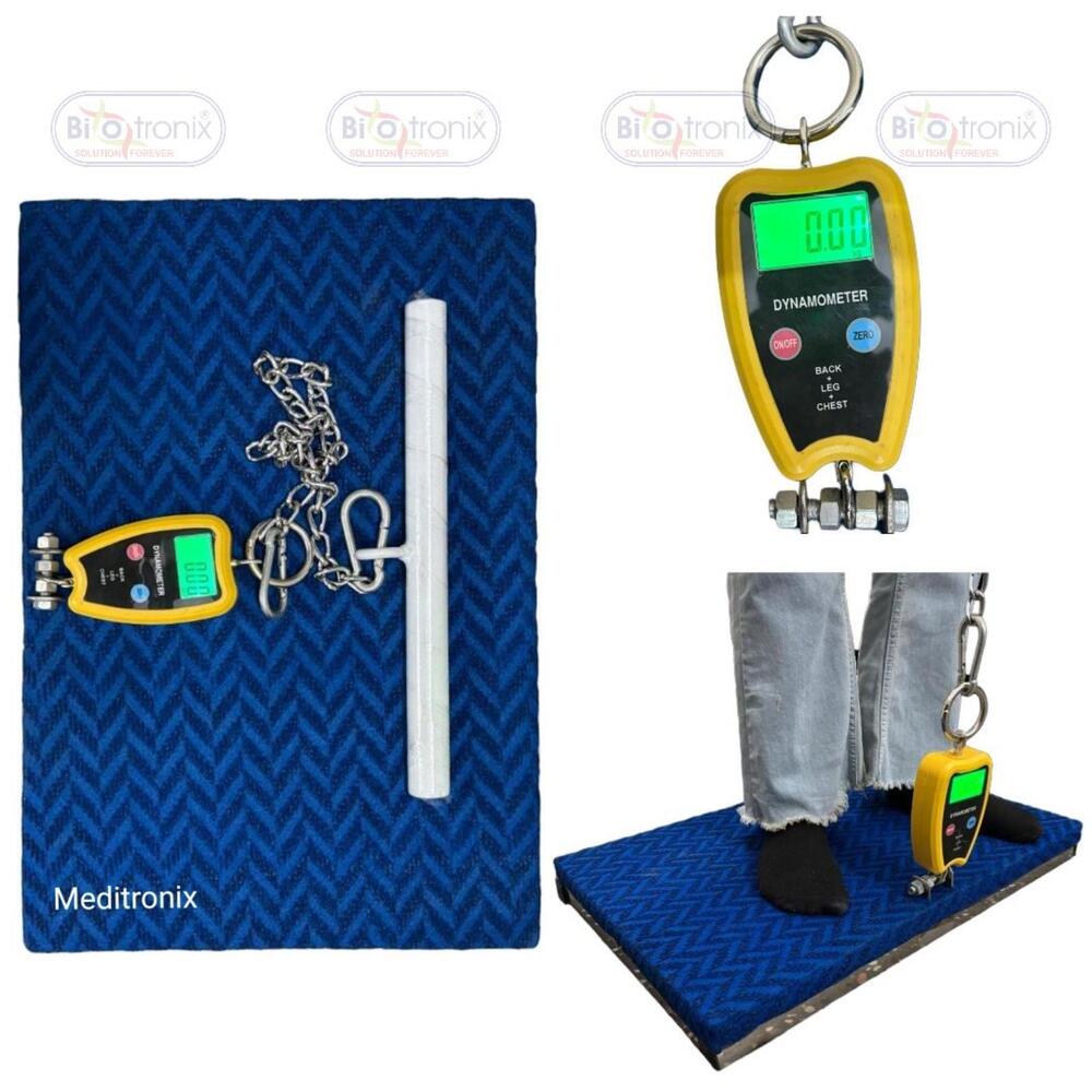 Physiotherapy Strength Evaluation Tool A Back, Leg & Chest Dynamometer - Accuracy: Occupational Health Physical Demand Assessment Equipment Mg