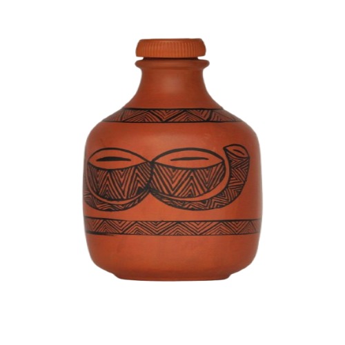 Water Bottle 1.25 lit Drum Design