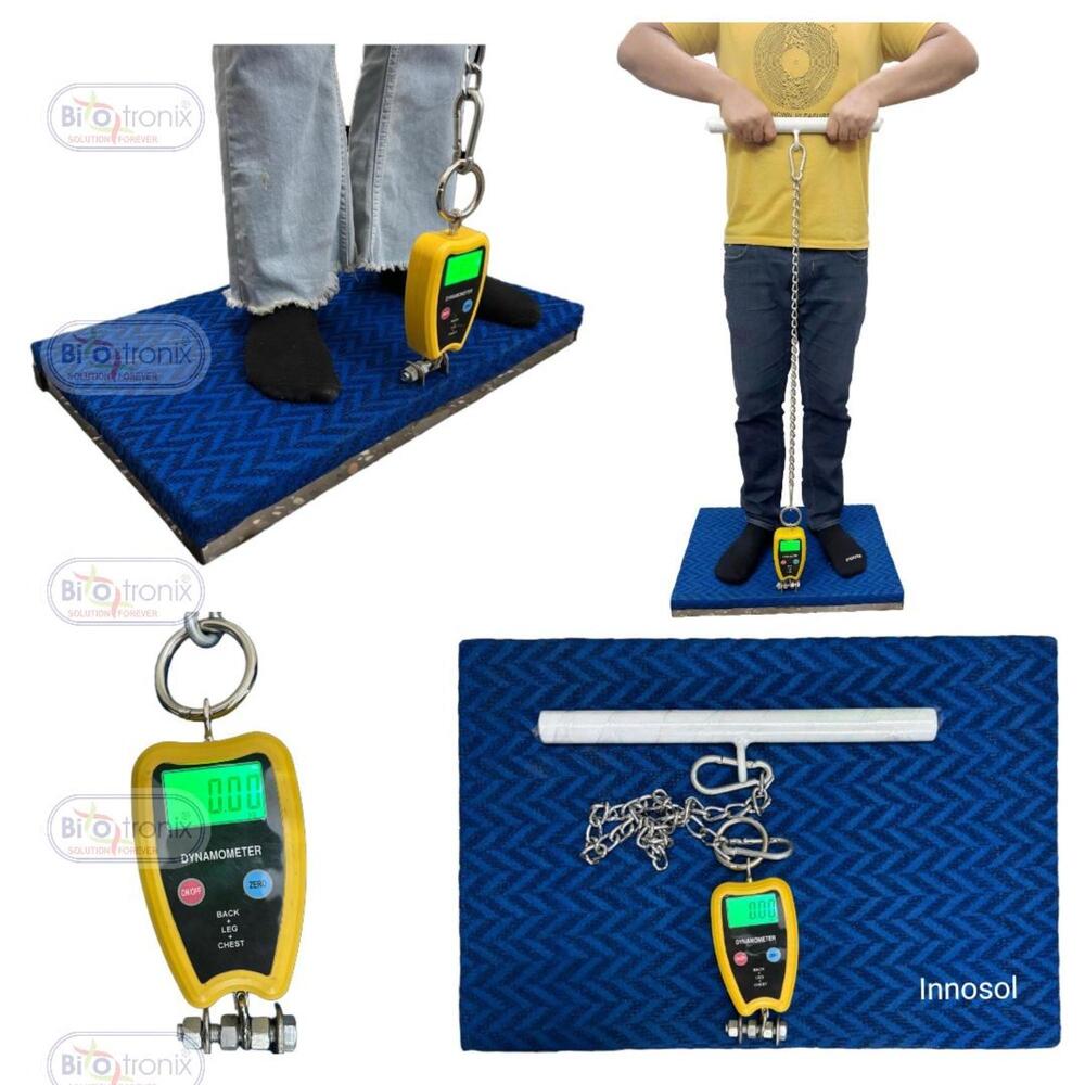 Back, Leg and Chest Dynamometer for Functional Capacity Evaluation