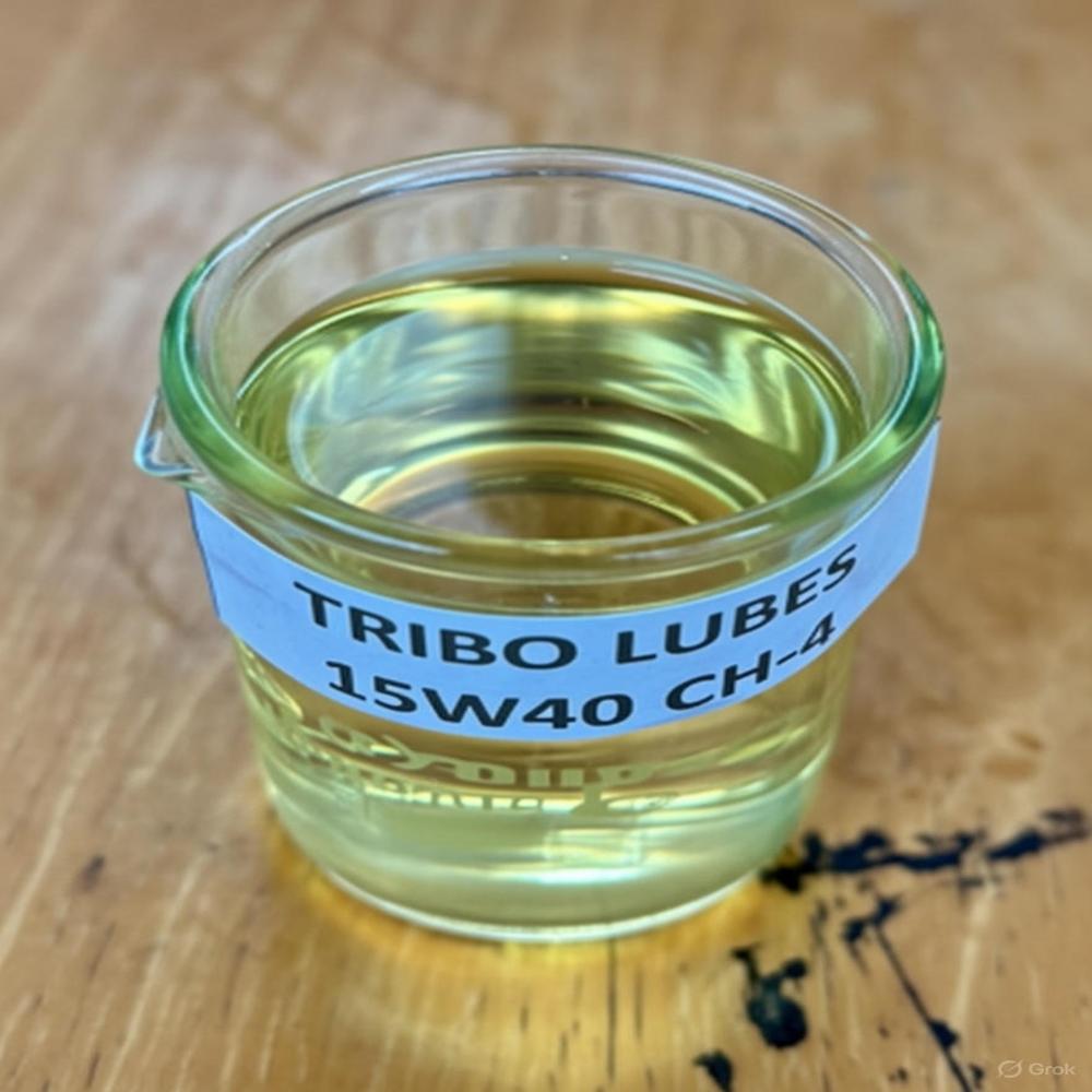 15w40-ch4 Tribo Lubes - 15w40-ch4 Engine Oil | Automotive Application, Yellow Color, Normal Smell, Barrel Packaging