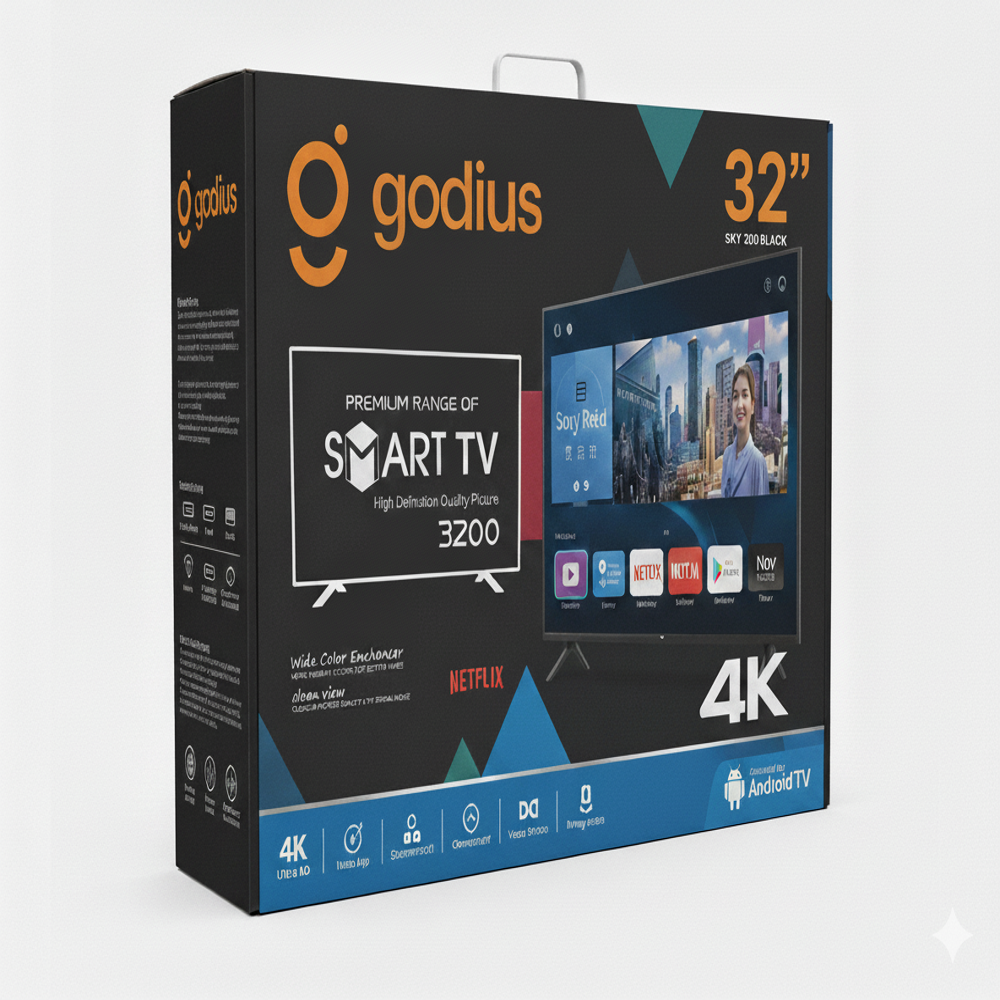 32 Inch Android Led Tv - Color: Black