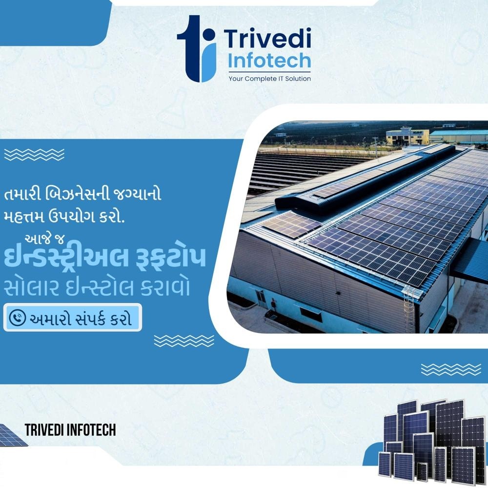 Commercial And Industrial Solar Rooftop - Color: Blue