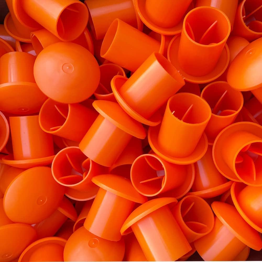 Rebar Caps - Color: Orange