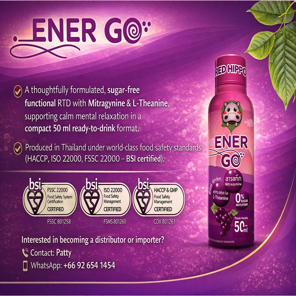 Red Hippo - EnerGo - Functional Relaxation Shot (50ml)