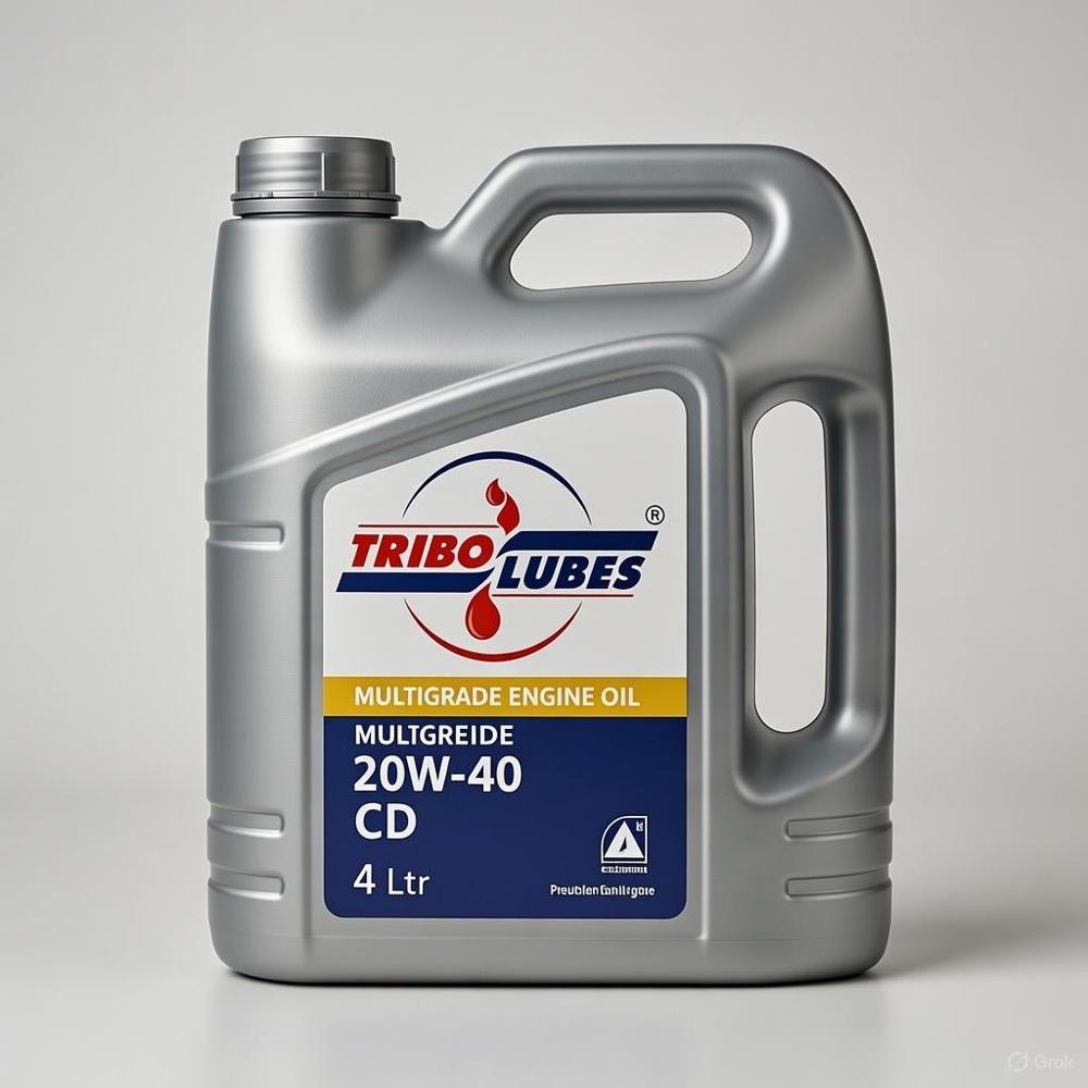 Multigrade Engine Oil - 1 Ltr 20w40 Cd Tribo Lubes, Normal Smell, Black Bottle For Truck Applications
