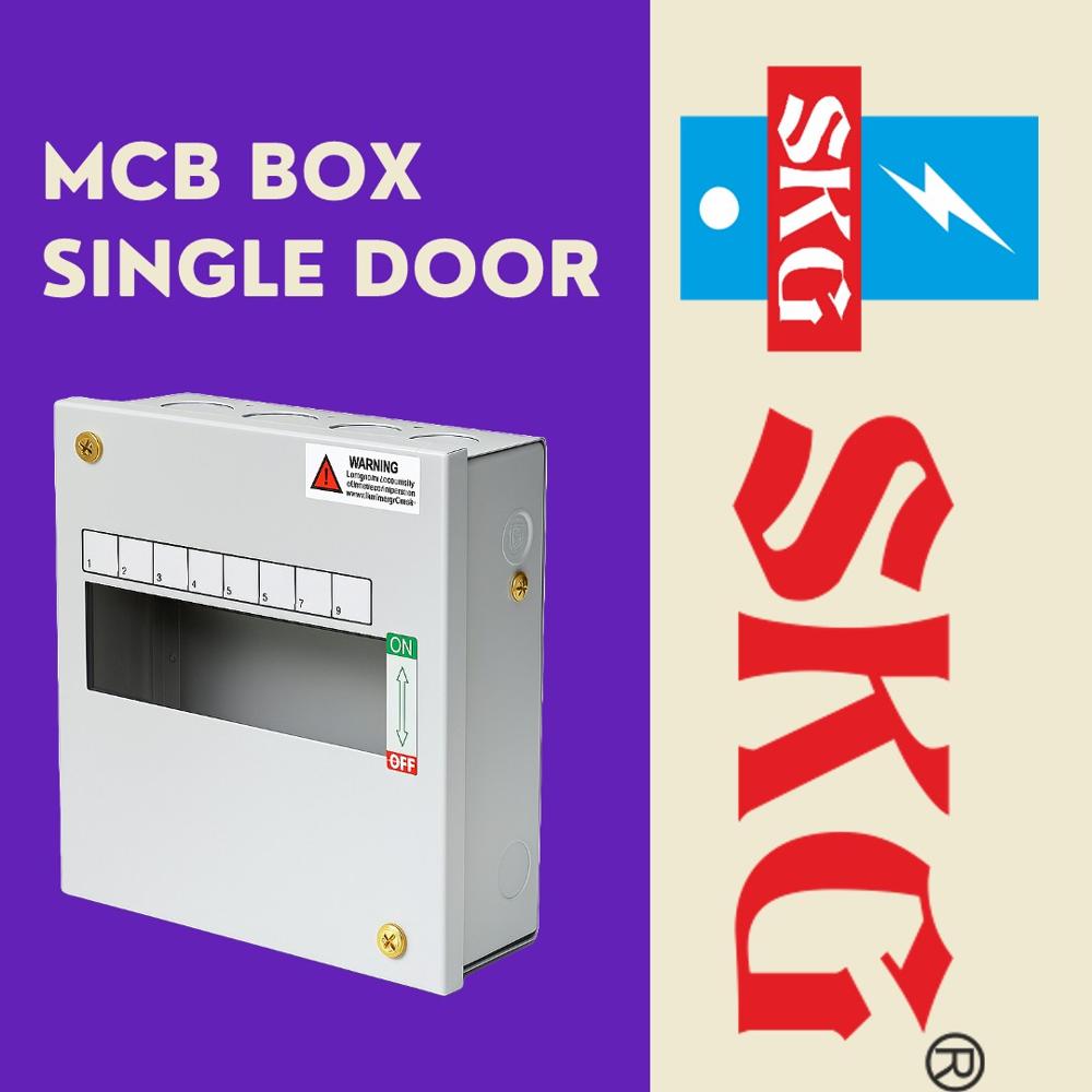 Single Door Mcb Distribution Box | 4 To 24 Way - Color: Havells Grey