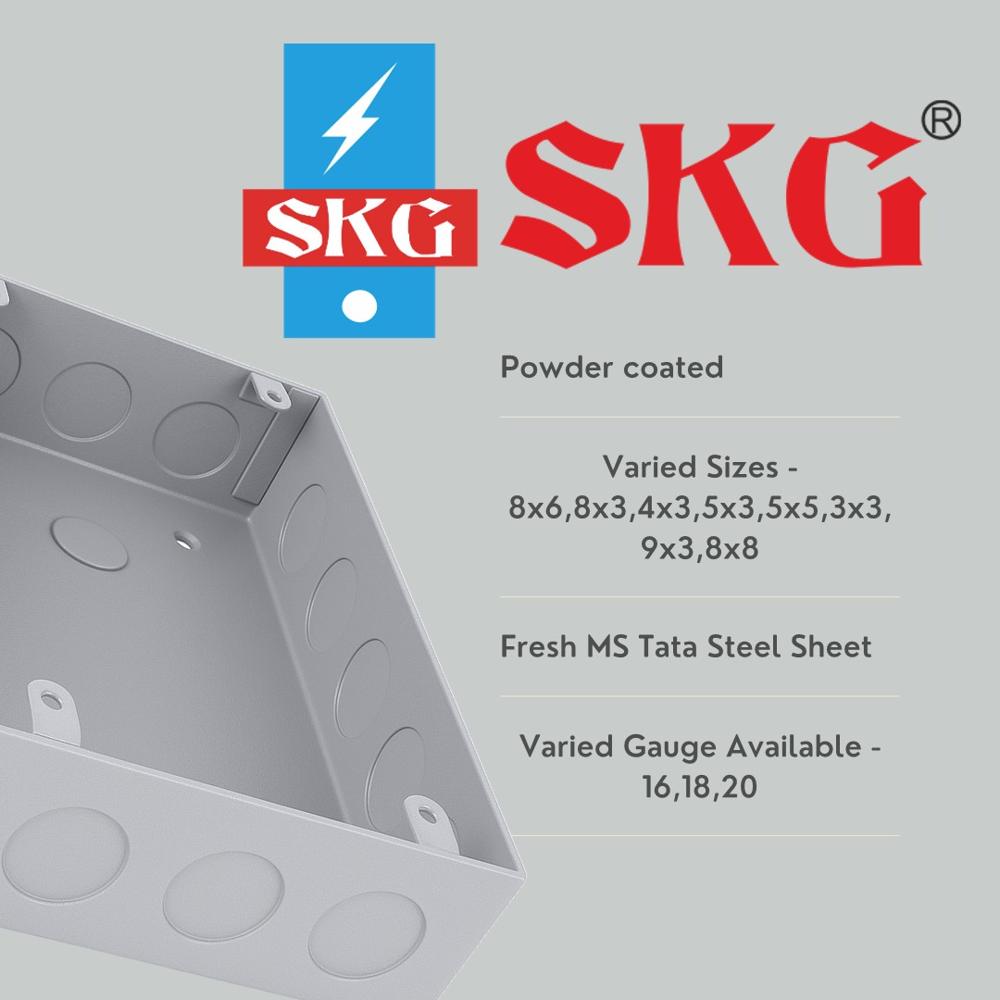 Powder Coated Modular Metal Box (GI/CRCA) | 1M To 18M
