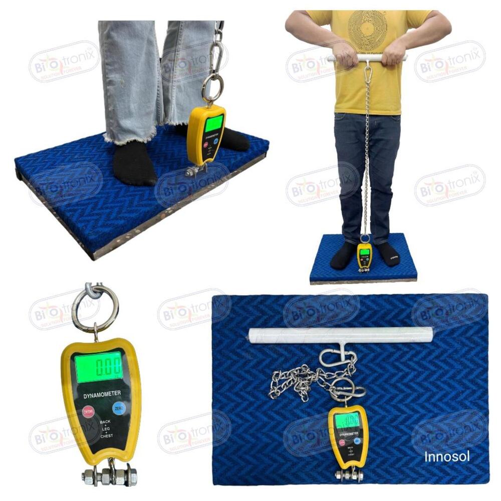 Back, Leg and Chest Dynamometer for Post-Surgery & Injury Rehabilitation