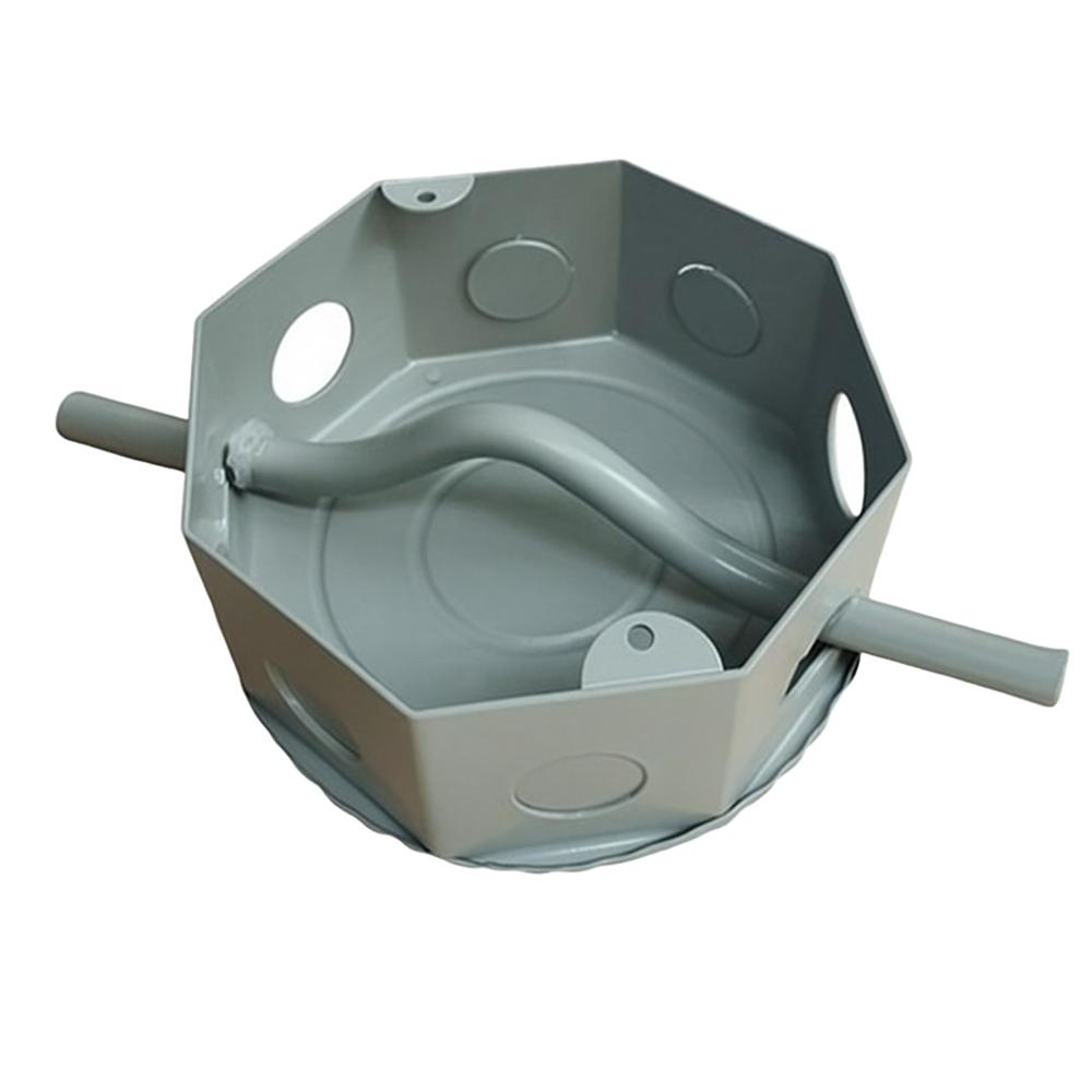 Ceiling Fan Metal Box with Hook/Clamp | GI/CRCA | Heavy Duty Fan Point Box