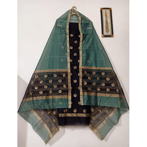 Ladies Traditional 2 Piece Marsidi Silk Fabric Kurta Dupatta - Color: Different Available