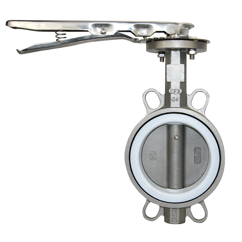 Ptfe Lined Butterfly Valve - Durable Ptfe Material, Various Sizes Available | Galvanized Surface, Corrosion And Temperature Resistant