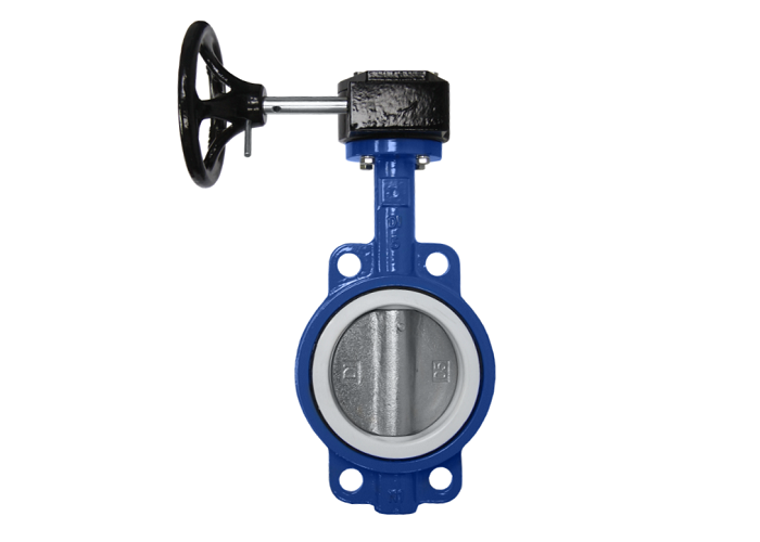 Ptfe Lined Butterfly Valve - Durable Ptfe Material, Various Sizes Available | Galvanized Surface, Corrosion And Temperature Resistant
