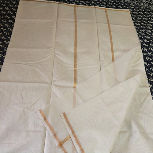 Piping Marsrized Silk plain Saree