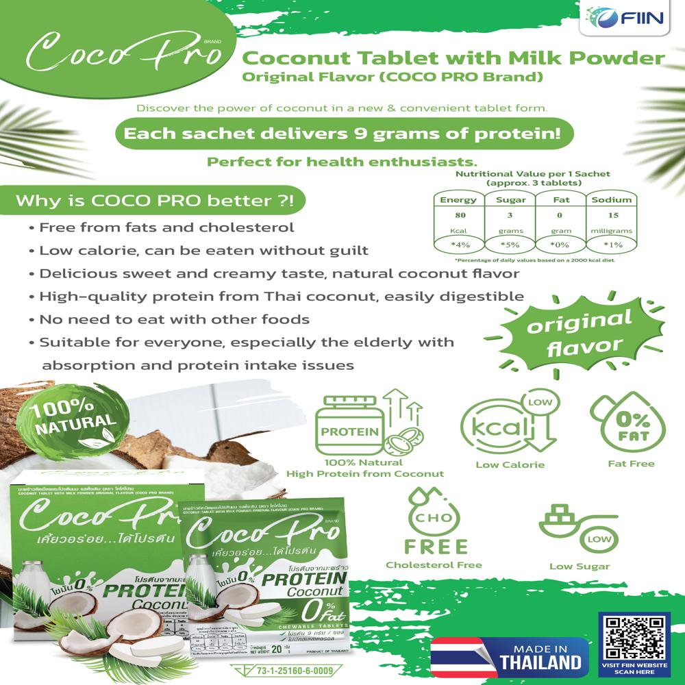 Coco Pro Protein Coconut - Alcohol Content (%): 0% (Non-alcoholic)