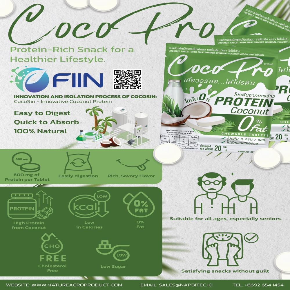 Coco Pro Protein Coconut - Alcohol Content (%): 0% (Non-alcoholic)