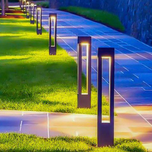 LED Square Bollard Light