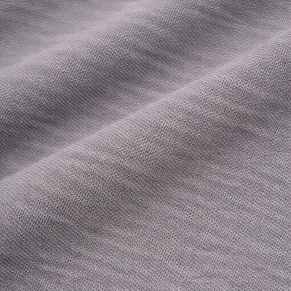 Grey  Polo Neck With Ribb Collar T-Shirt