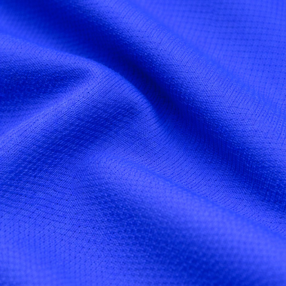 Blue Polyester Fabric Polo T-Shirt