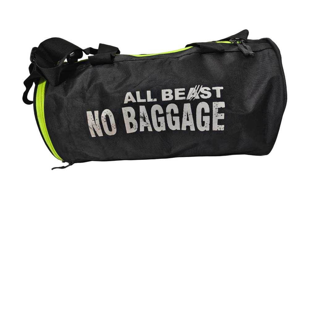 Black Gym Bag - Design: Printed