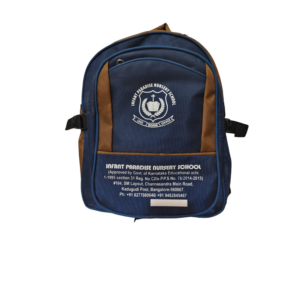 Dark Blue Kids School Bag
