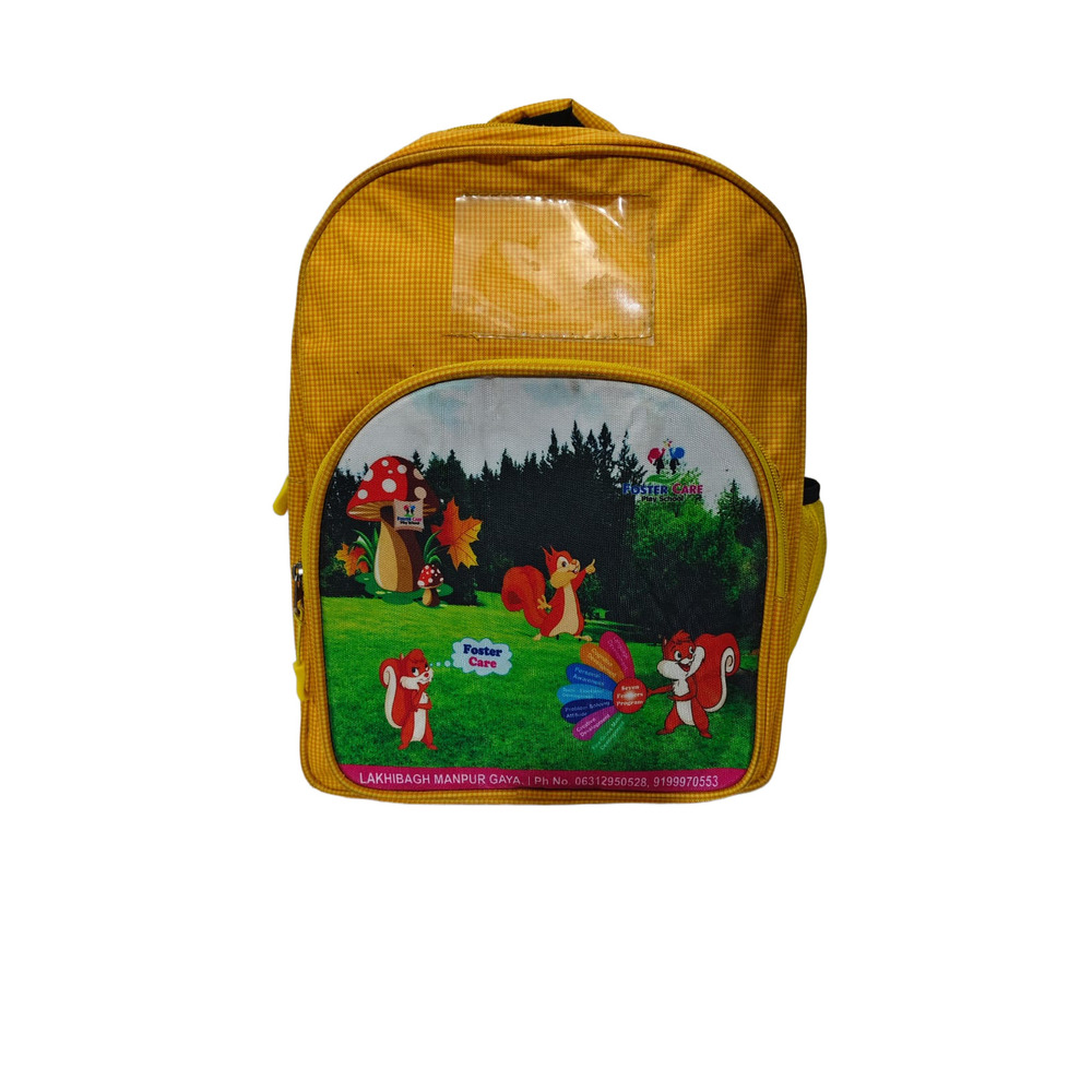 Yellow Kids School Bag