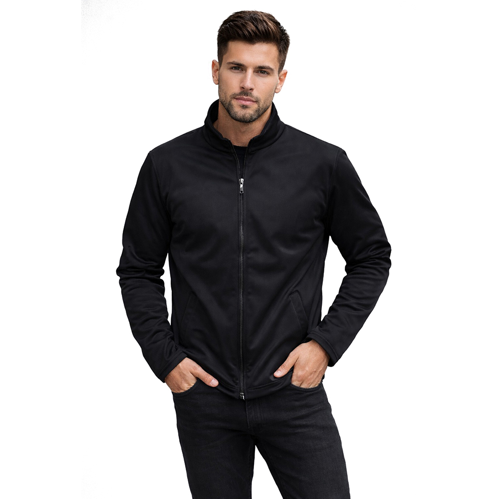 Super Poly Fabric Biker Jacket