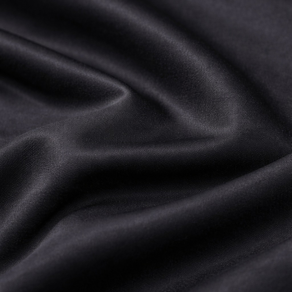 Super Poly Fabric Biker Jacket With Hood