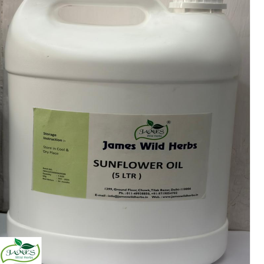 Cold-pressed sunflower oil
