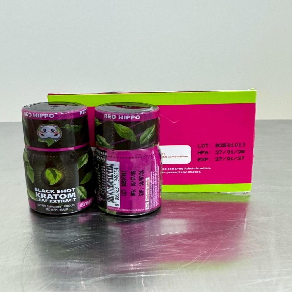 Red Hippo - Black Shot - Premium Kratom Energy Drink (8.8ml)