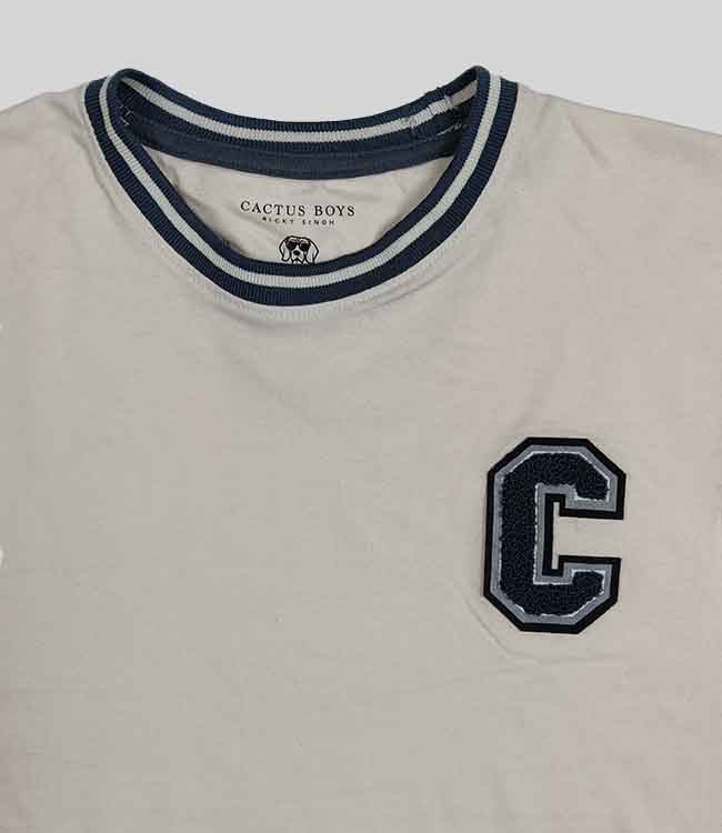 B16450 CACTUS Older Boys Applique T-Shirts