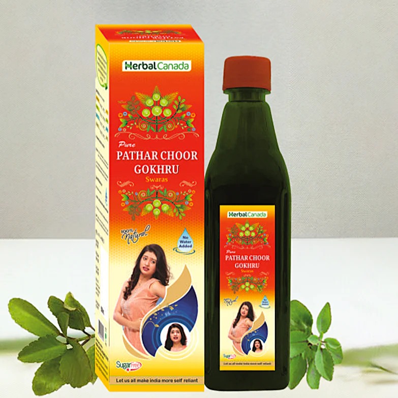 Herbal Canada Pathar Choor Gokhru Swaras 500ml