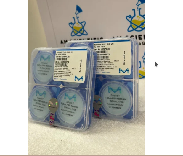 PVDF Membrane Filter 0.22 um Pore Size Millipore