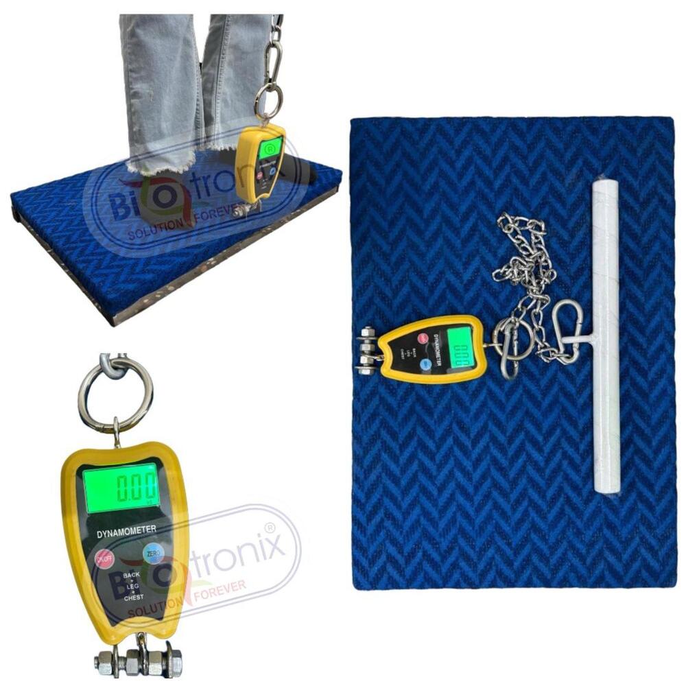 Back, Leg and Chest Dynamometer for Accurate Rehab Progress Tracking