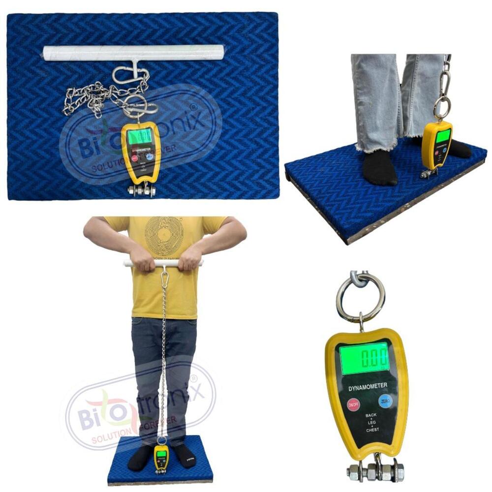 Back, Leg and Chest Dynamometer for Accurate Rehab Progress Tracking