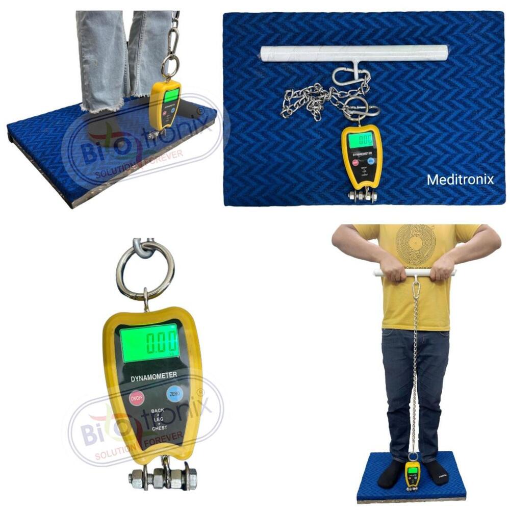 Back, Leg and Chest Dynamometer for Accurate Rehab Progress Tracking