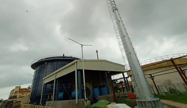 Biogas Fired Hot Water Generator