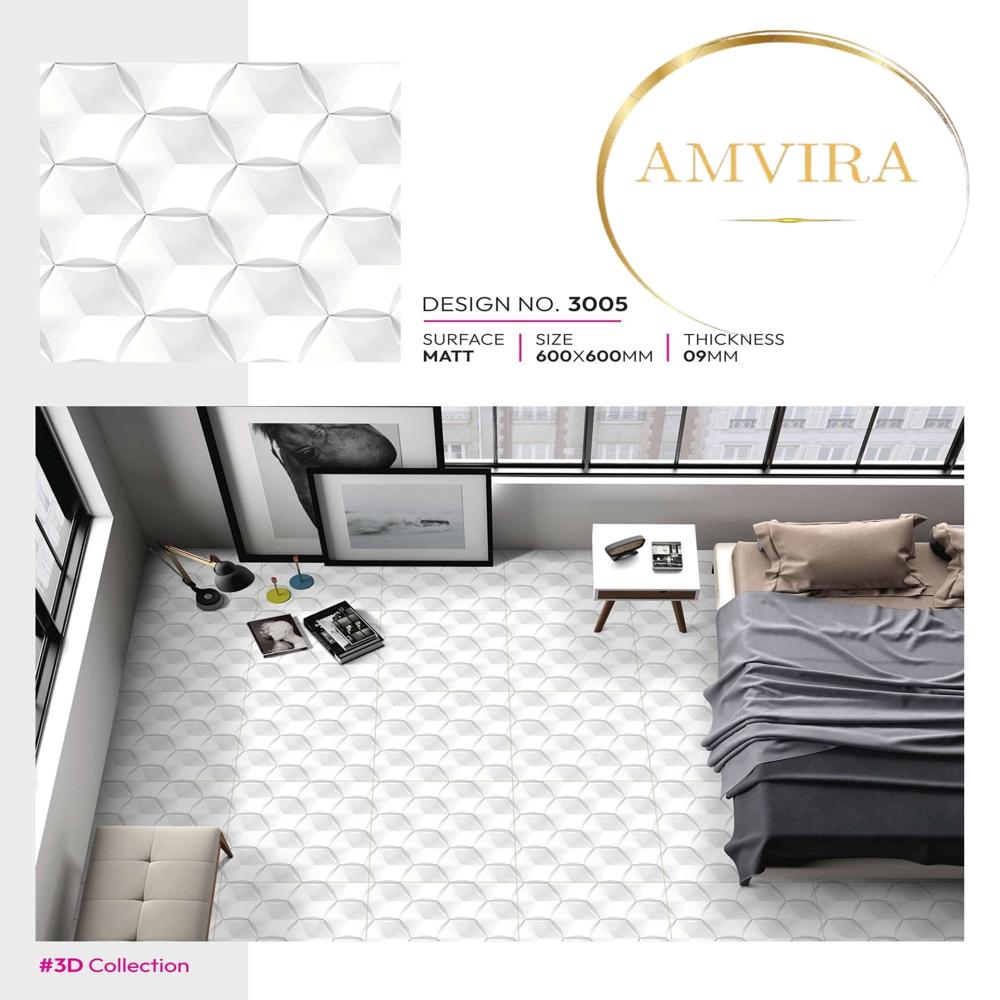 Vitrified Tiles - Color: Multicolor