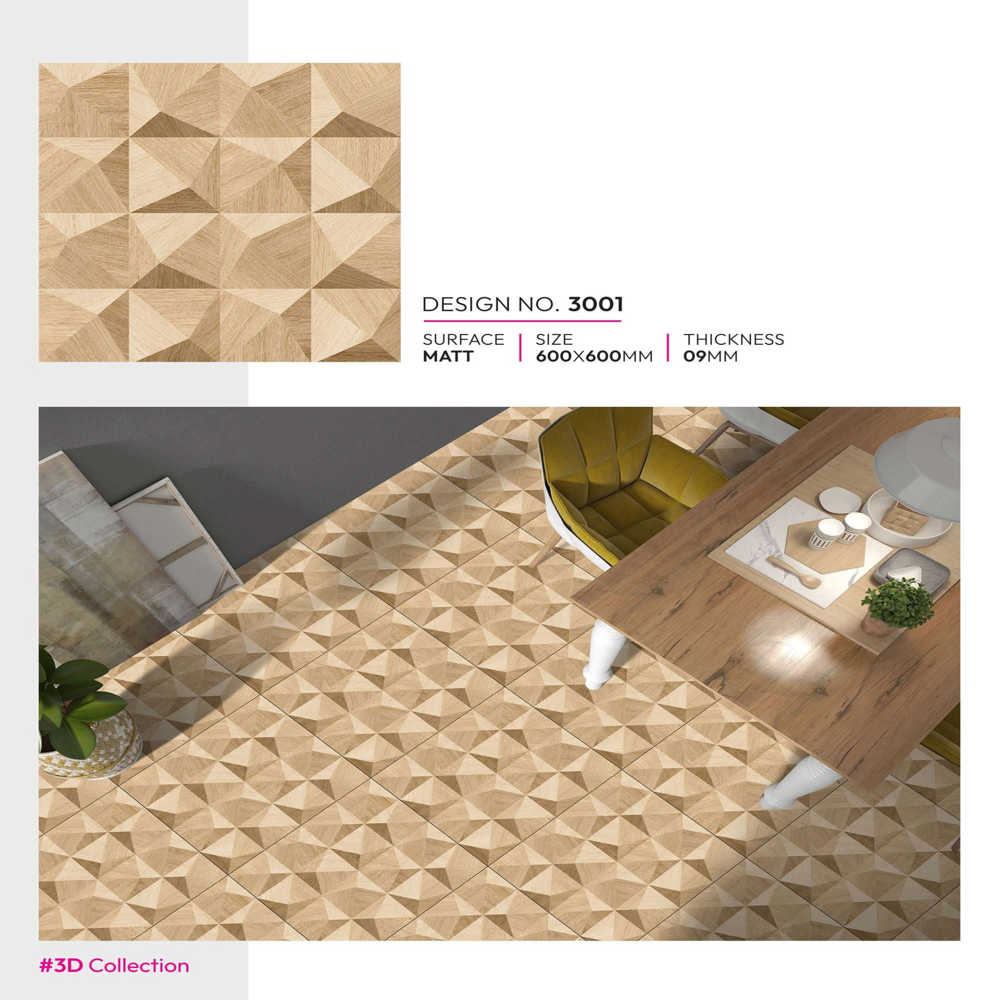 Vitrified Tiles - Color: Multicolor