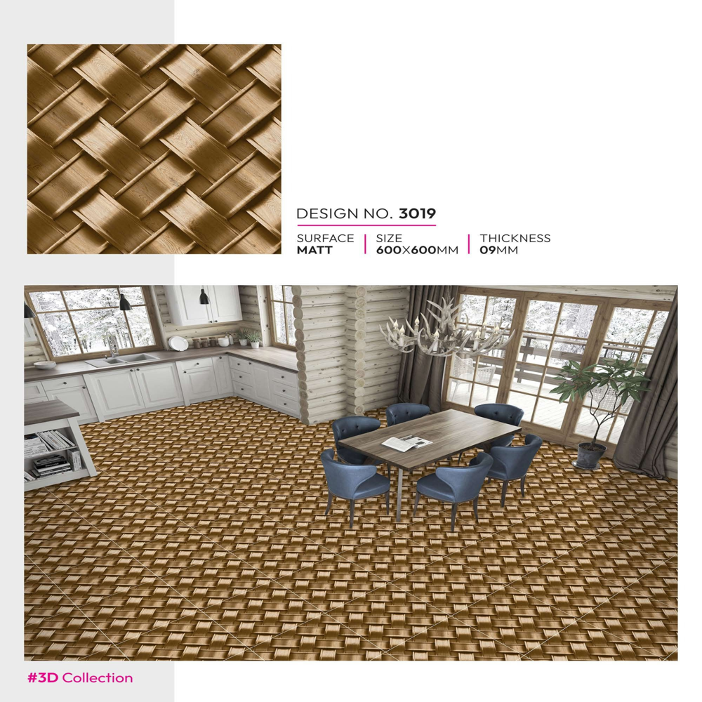 Vitrified Tiles - Color: Multicolor