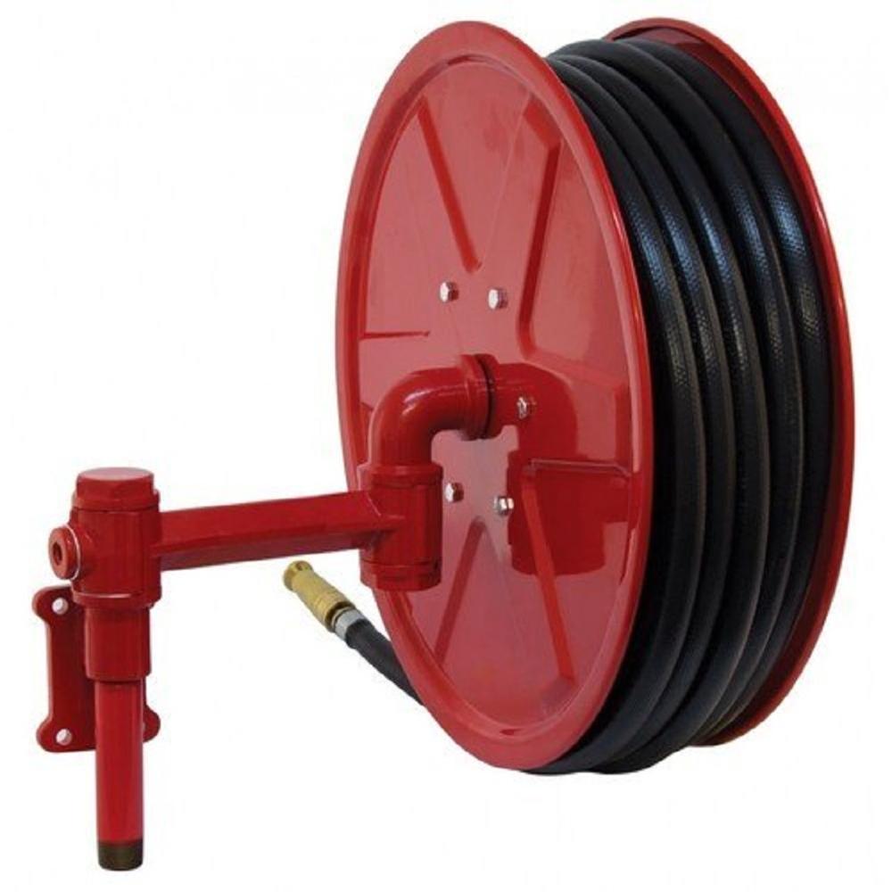 Compact Hose Reel Drum - Mild Steel, Max Cable Length: 10-15m , Red Color For Industrial Applications