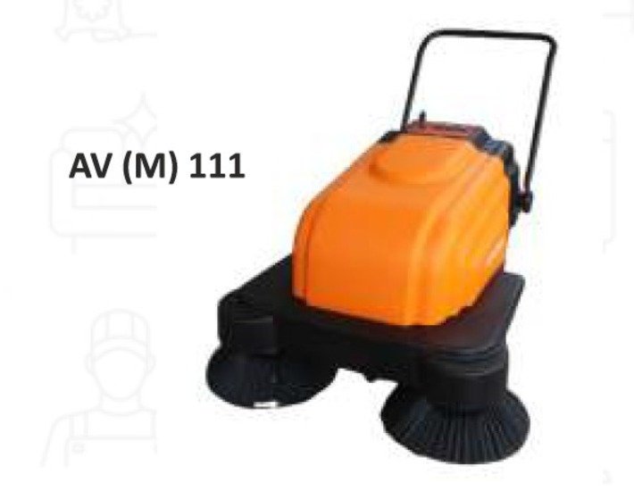 Floor Sweeping Machine - Color: Orange-black