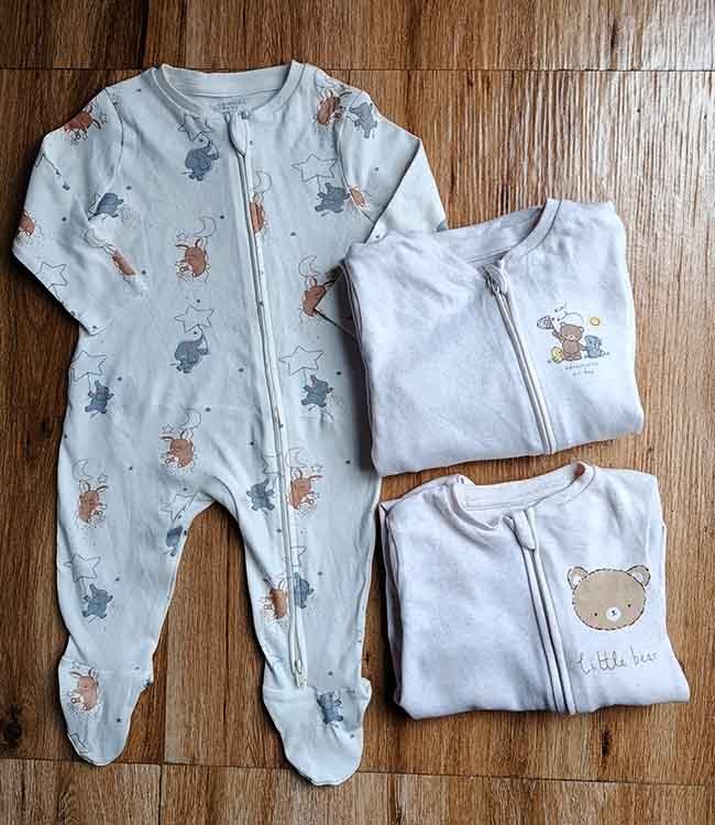 A31199 PRIMARK Baby Printed Snug Fit Sleepsuits